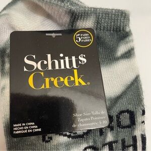 ✨ Schitt’s Creek Rose Apothecary Themed Women’s Ankle Socks (5 Pairs) - NWT ✨